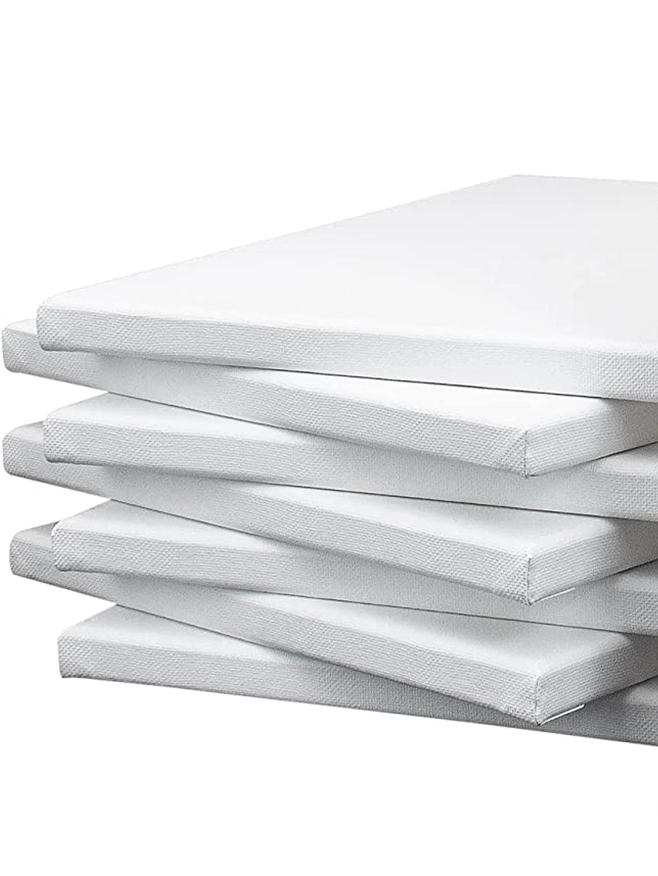 Quad Canvas Pack: 8x10” Premium Cotton, Pre-Primed for Painting