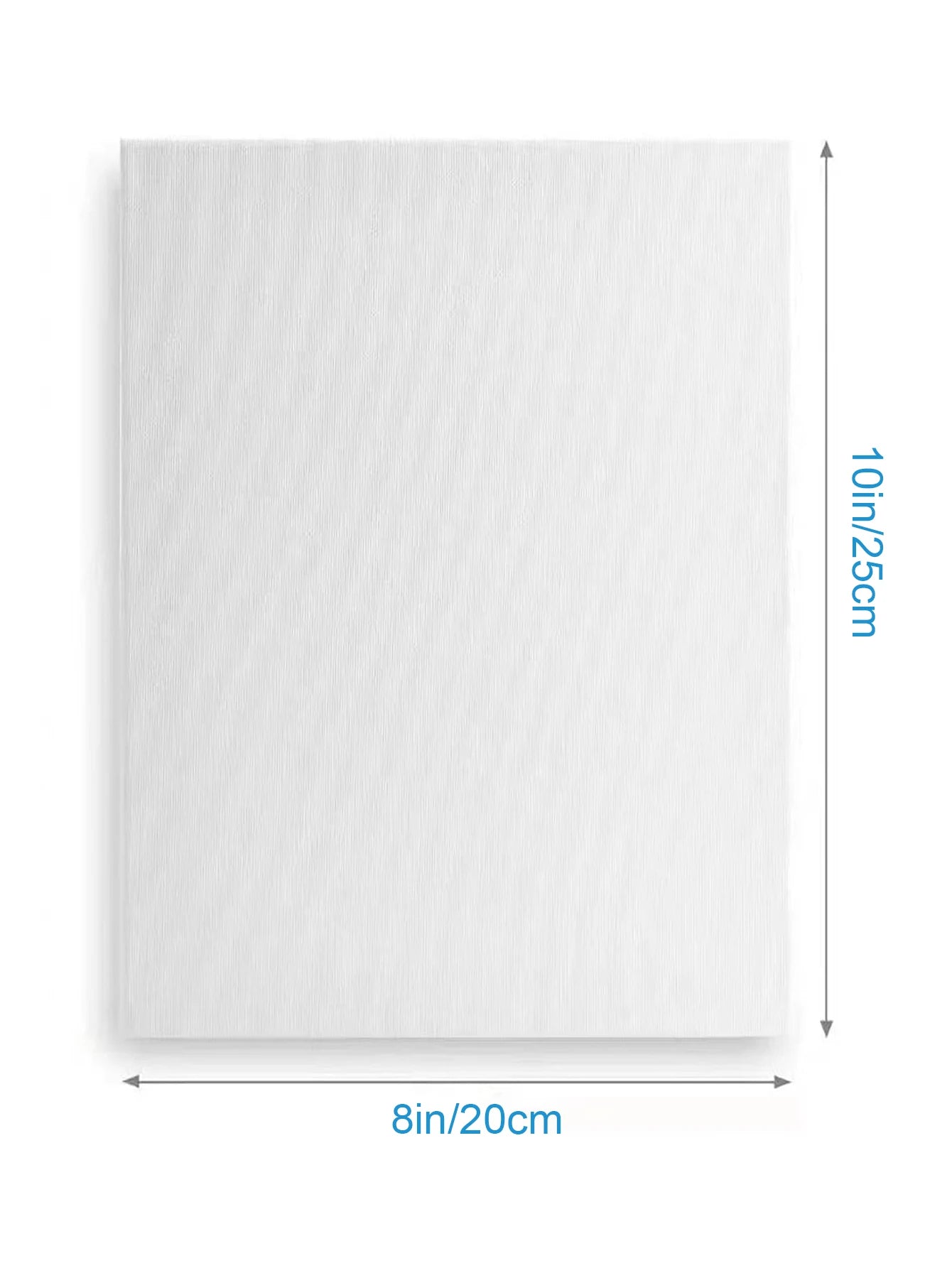 Quad Canvas Pack: 8x10” Premium Cotton, Pre-Primed for Painting