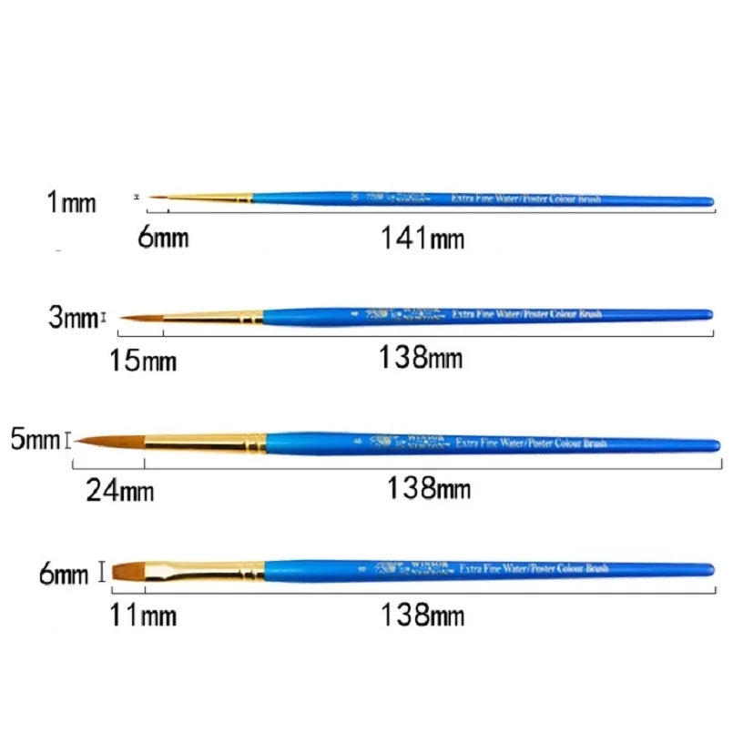 WINSOR&NEWTON Mixed Hair Brushes