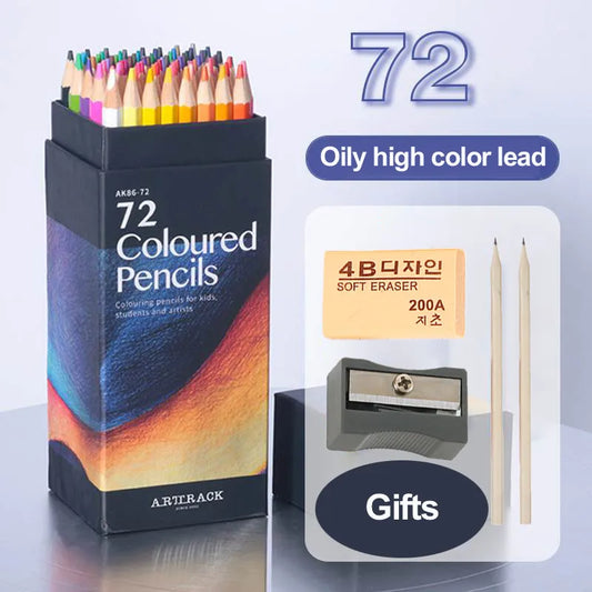 12/24/48/72 Colored Pencil Kit with Artist's Essentials